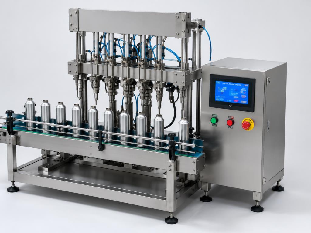 Aerosol Filling Machine
